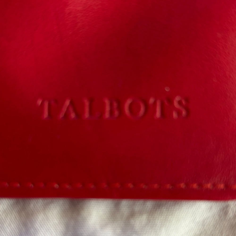 Talbots Red Eyeglass Case - Picture 2 of 4